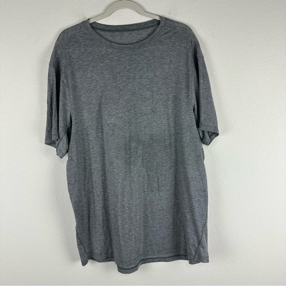 Lululemon Men’s Gray Short Sleeve Tee Shirt Size 3X - Picture 1 of 5